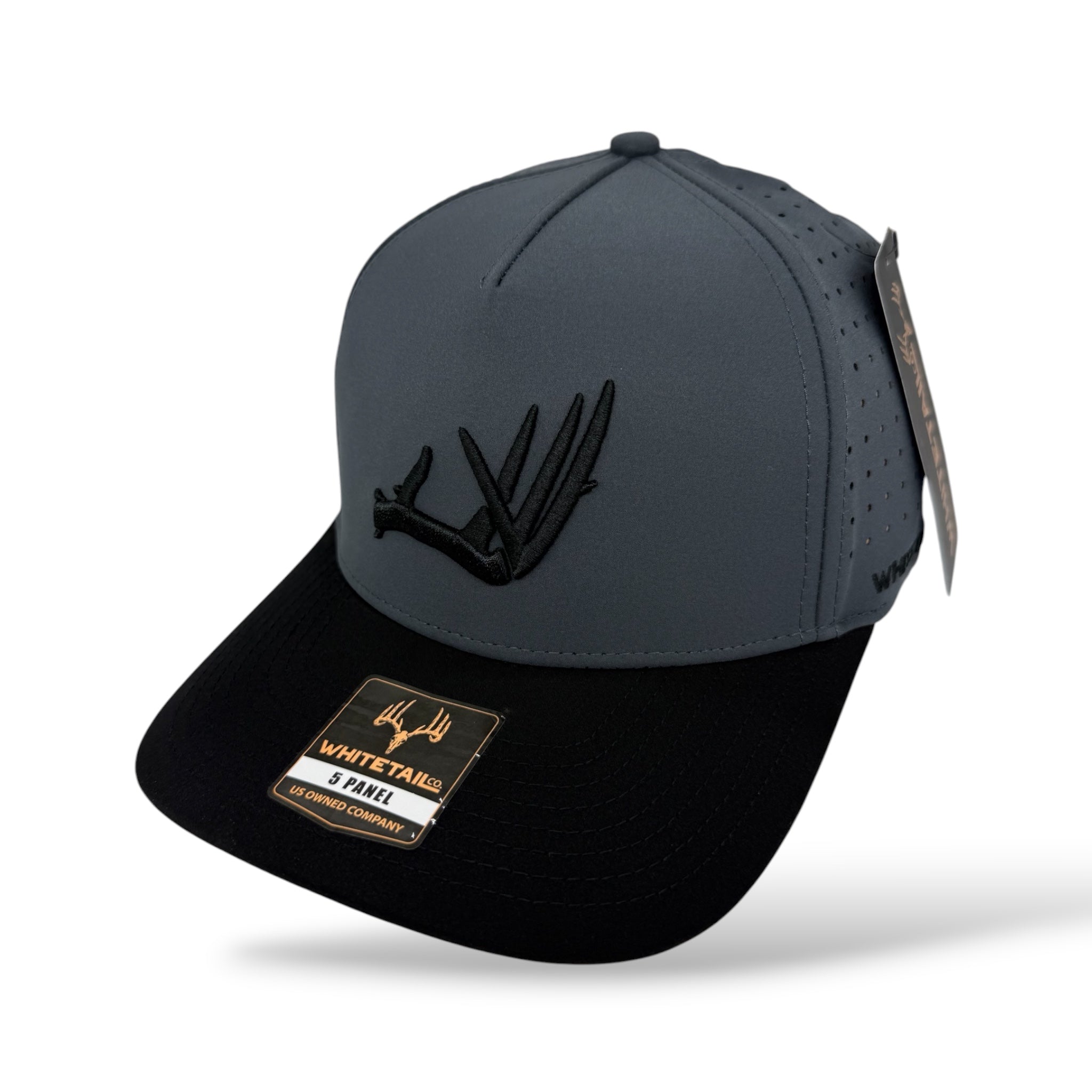 XL | Whitetail Co. | Shed | Performance Die Cut | Grey/Black | XL