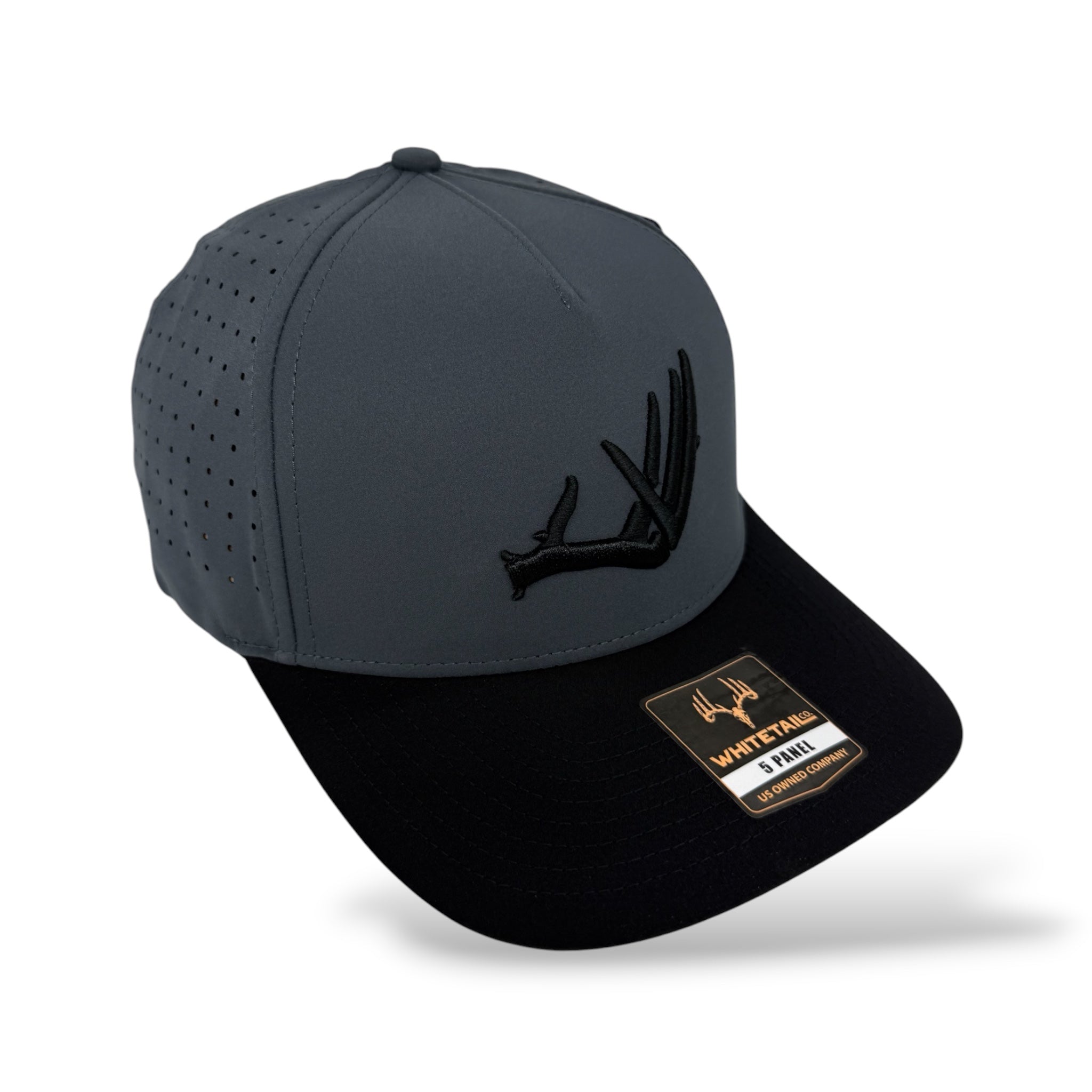 XL | Whitetail Co. | Shed | Performance Die Cut | Grey/Black | XL