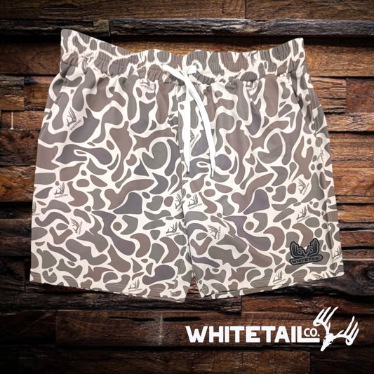 Coming Soon !!! Whitetail Co. Hunt Camp Shorts Faded Old Camo