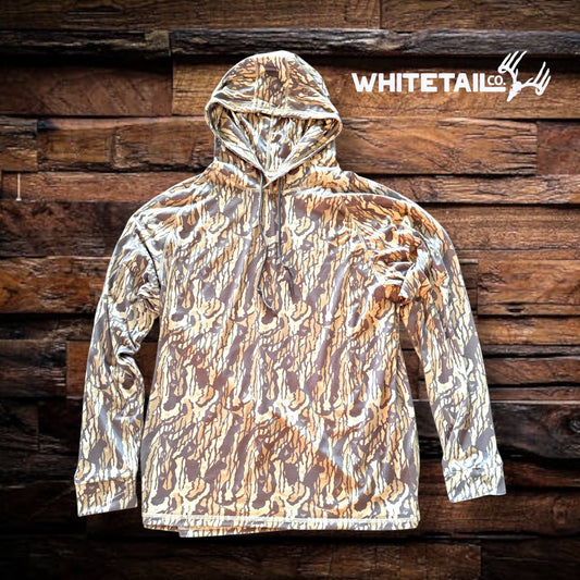 Coming Soon !!! Whitetail Co. RUT Lightweight Hoodie Faded Old Tree Bark