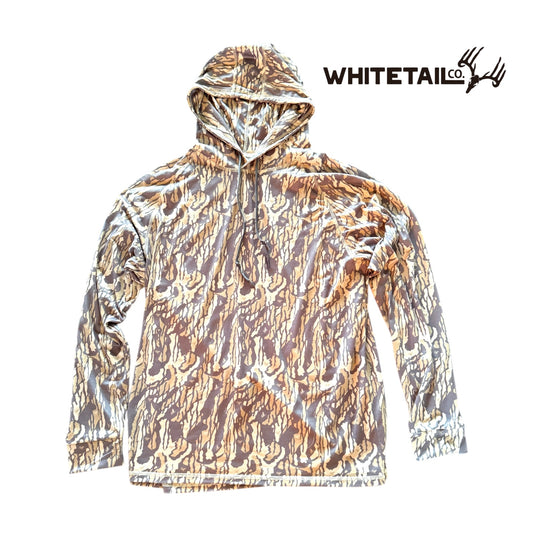 Coming Soon !!! Whitetail Co. RUT Lightweight Hoodie Faded Old Tree Bark