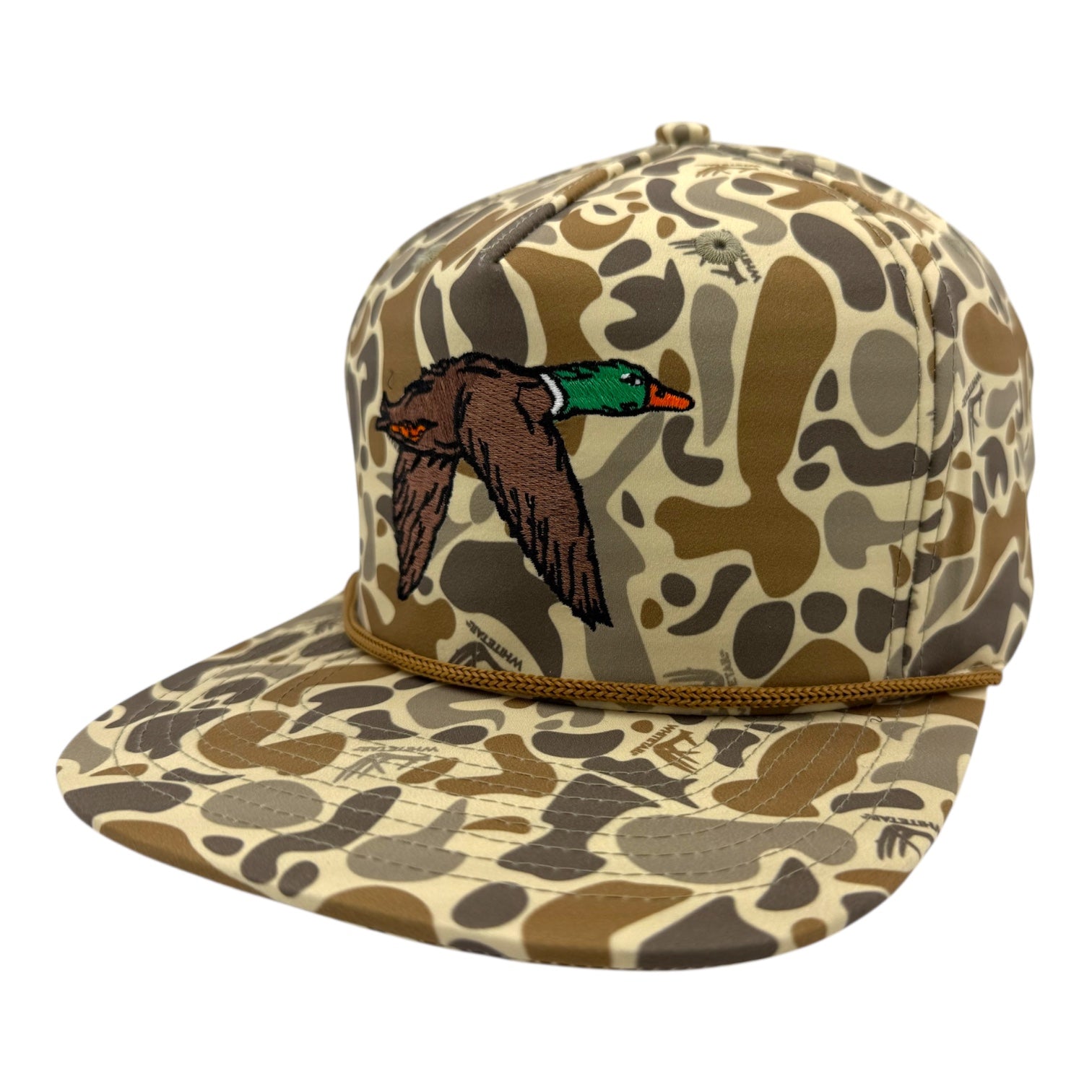 Whitetail Co. Old Camo Ropy Trucker Structured Mallard
