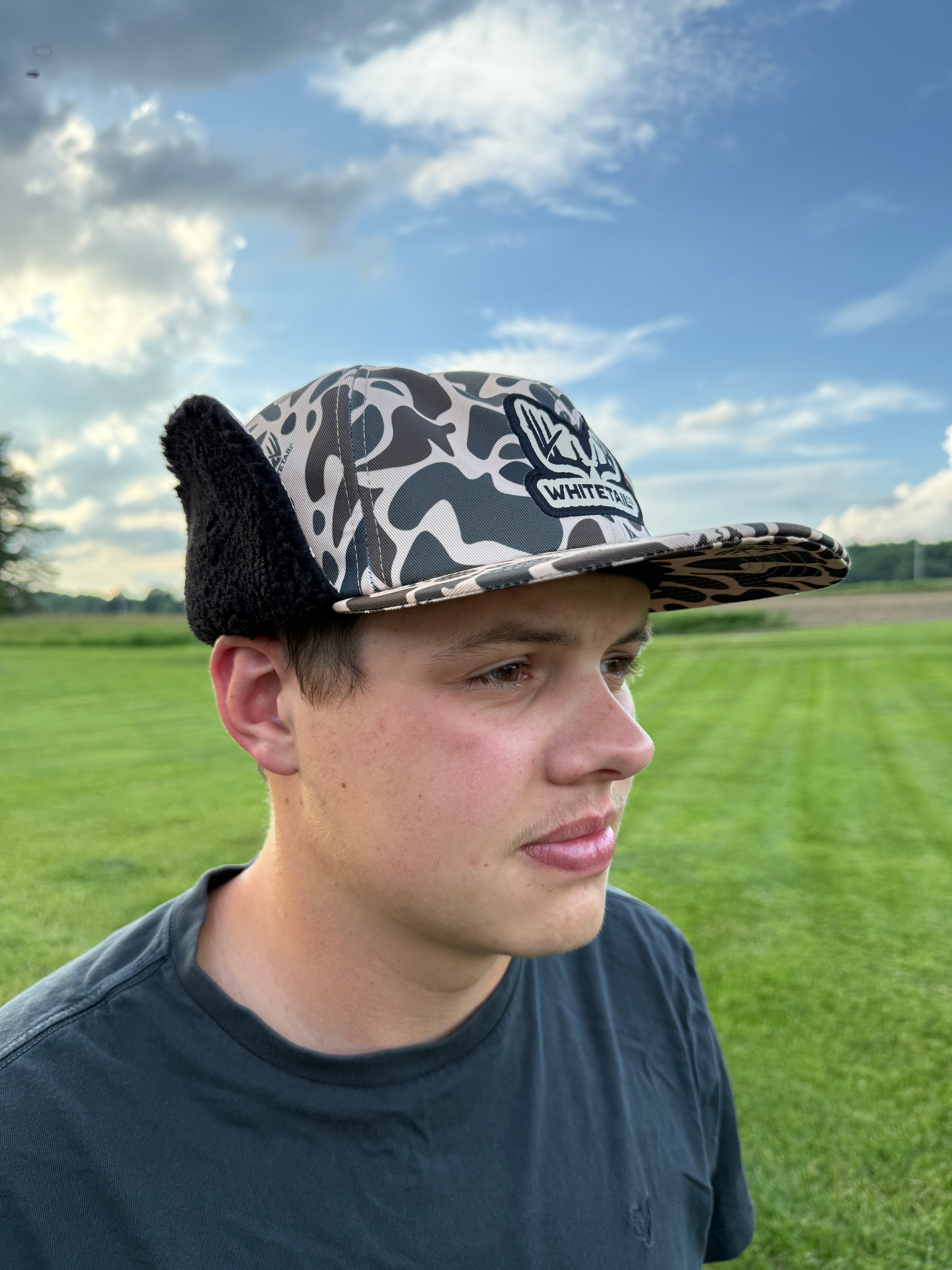 Whitetail Co. Old Duck Camo Ear Flap