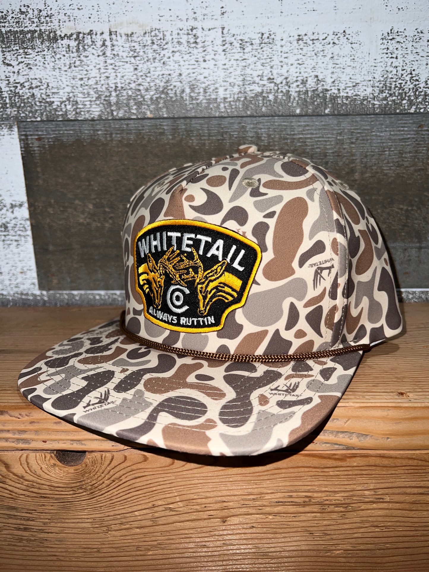 Whitetail Co. Always RUTTIN Old Camo Structured Ropy
