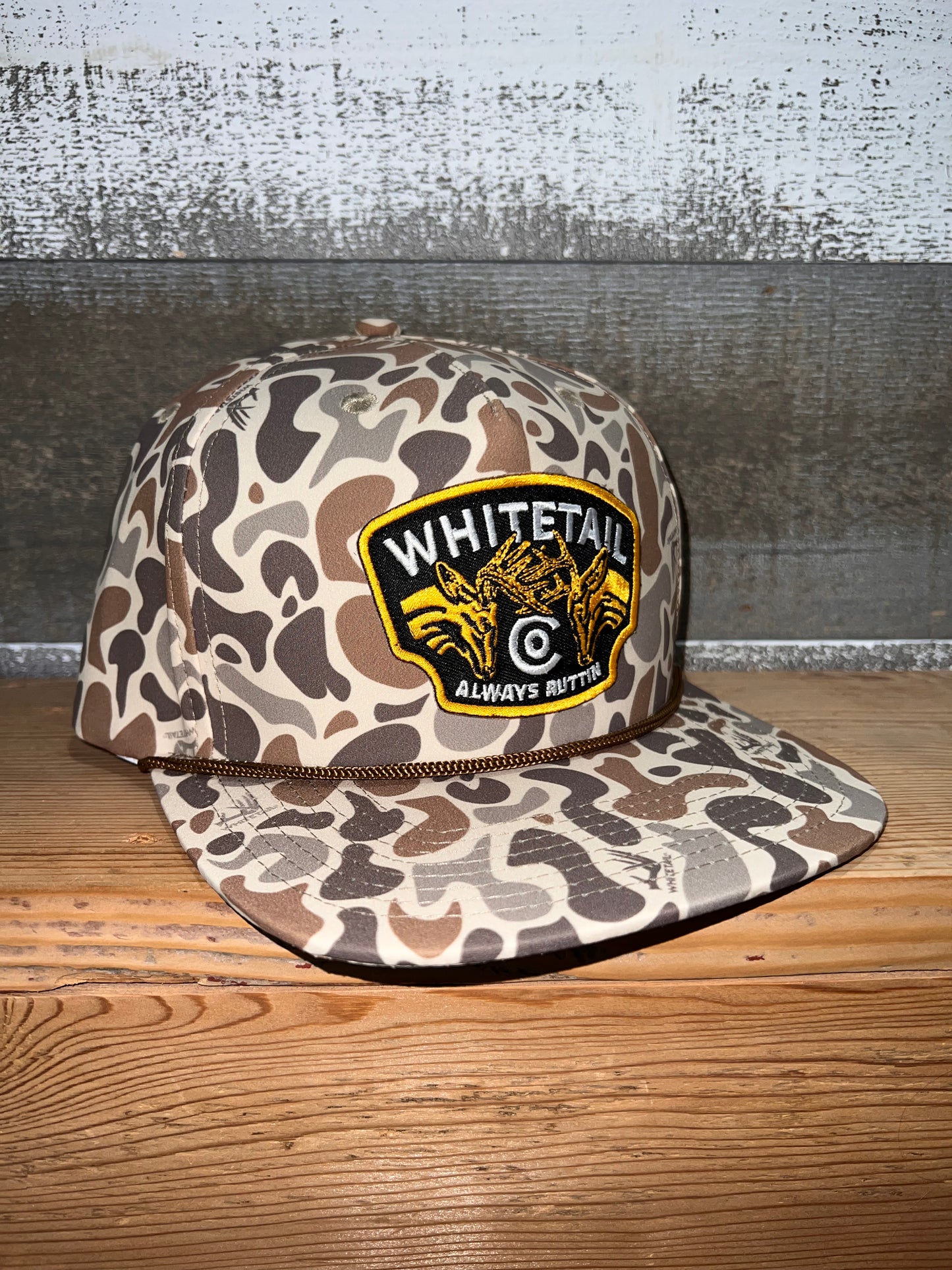 Whitetail Co. Always RUTTIN Old Camo Structured Ropy