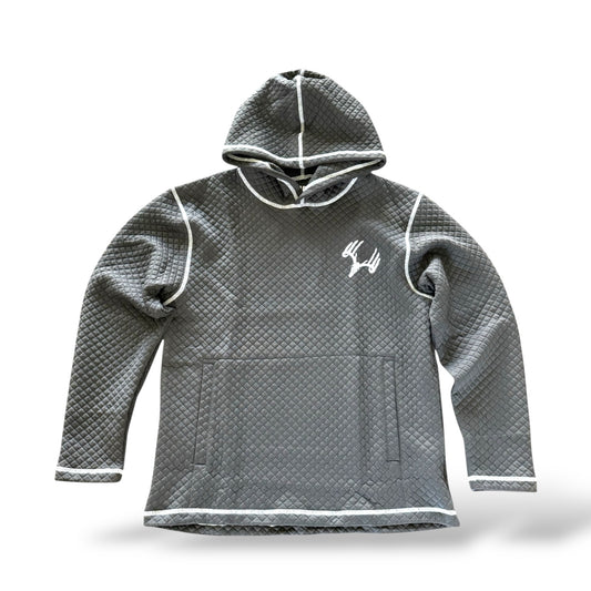 New Whitetail Co. Rut Line Waffle Hoodie Black