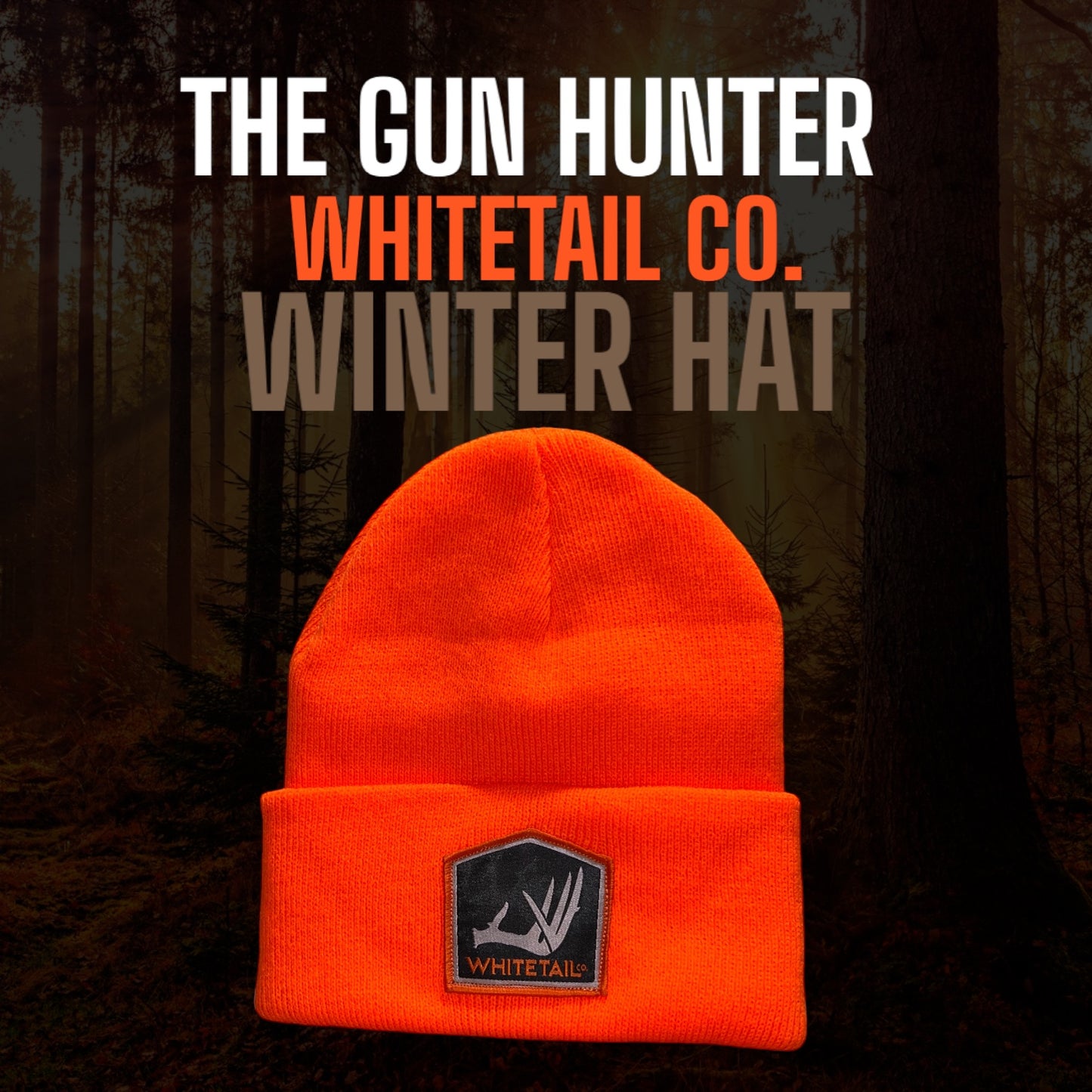 Whitetail Co. Gun Hunter Knit Hat