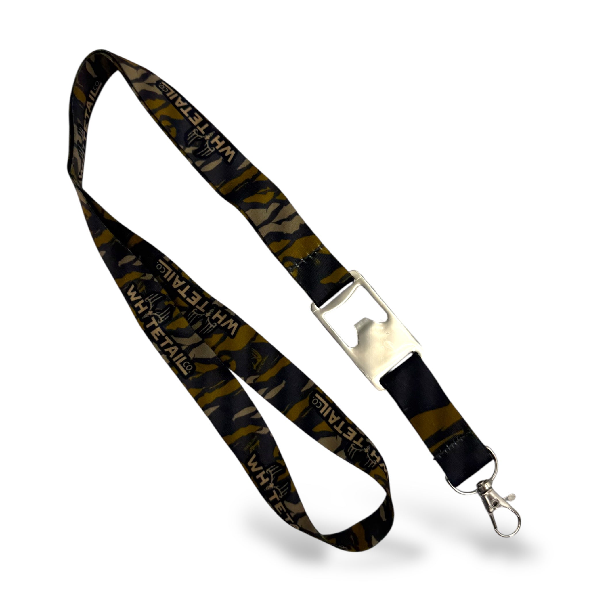 Whitetail Co. Lanyard w/ Bottle Opener Ole Tree Bark Camo