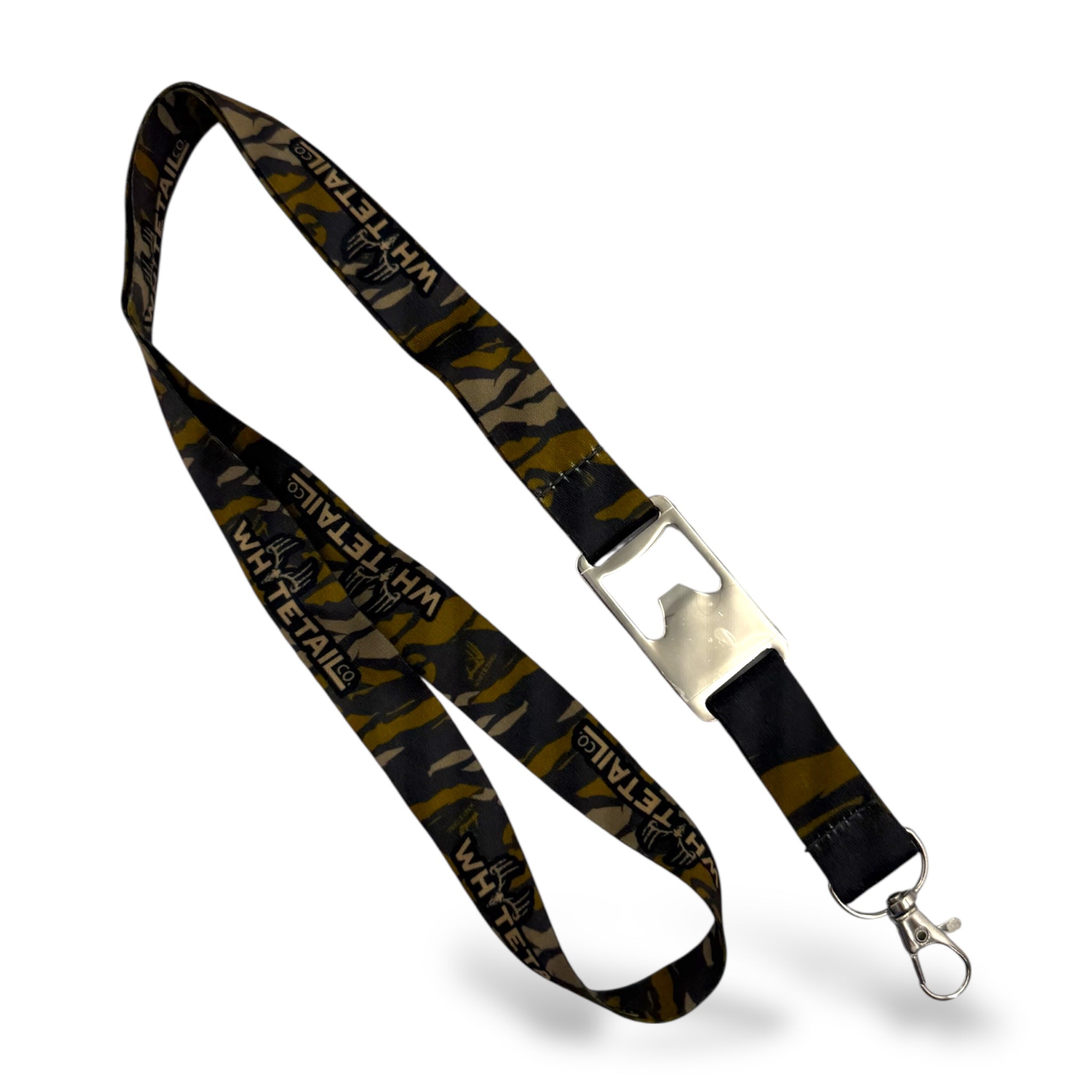 Whitetail Co. Lanyard w/ Bottle Opener Ole Tree Bark Camo