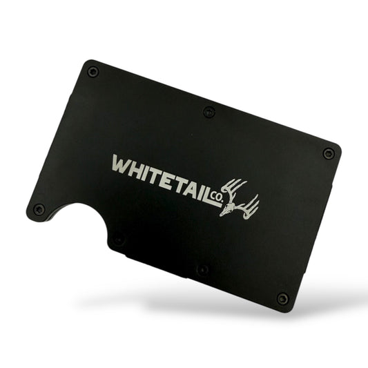 Whitetail Co. RFID Blocking Logo Wallet Black