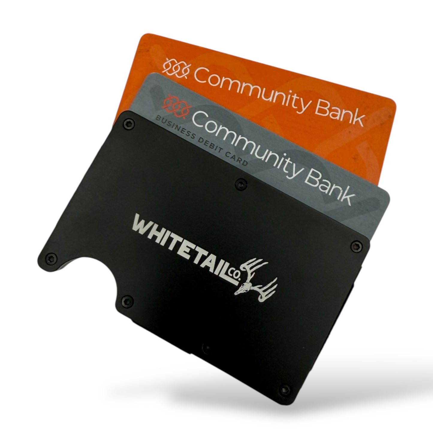 Whitetail Co. RFID Blocking Logo Wallet Black
