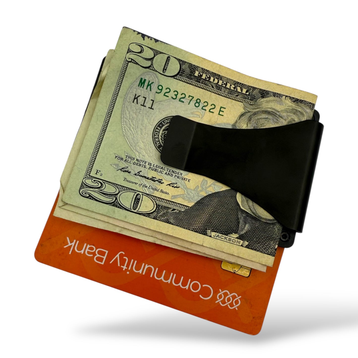 Whitetail Co. RFID Blocking Logo Wallet Black