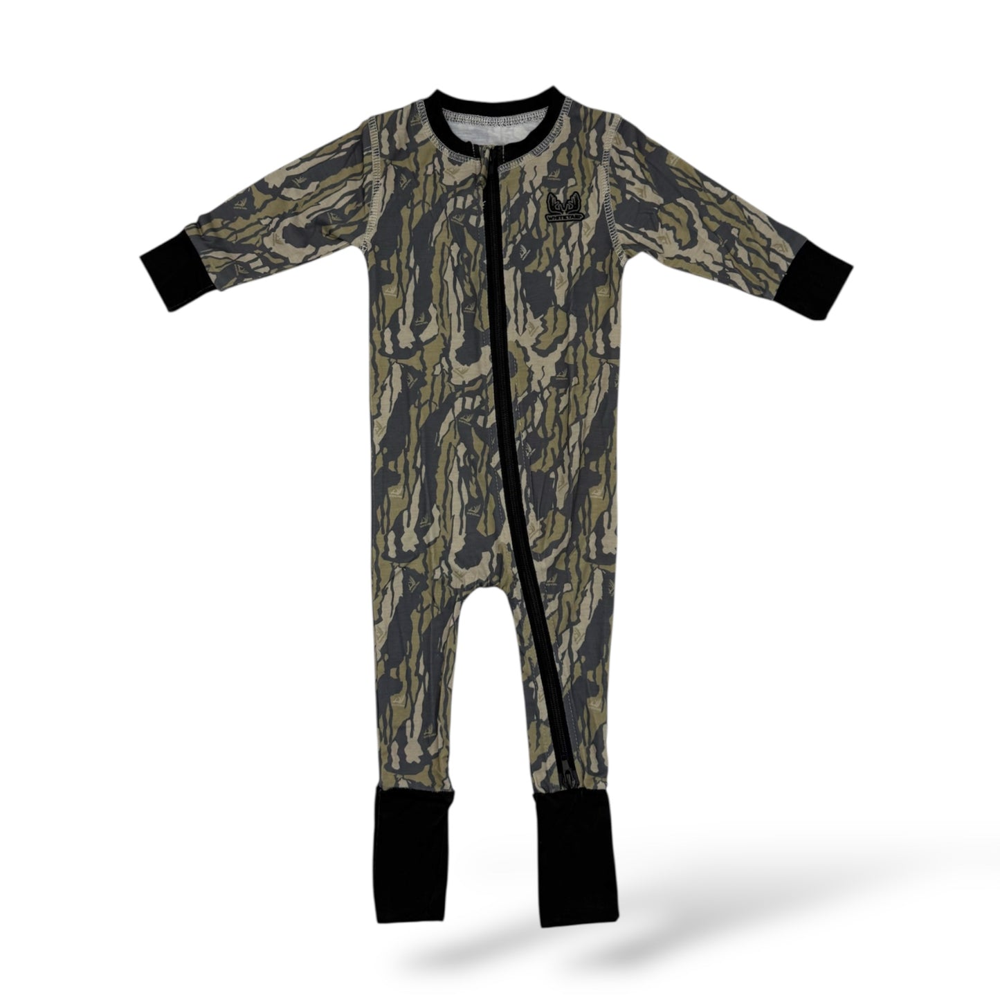 Whitetail Co. Old Tree Bark Footy Pajamas