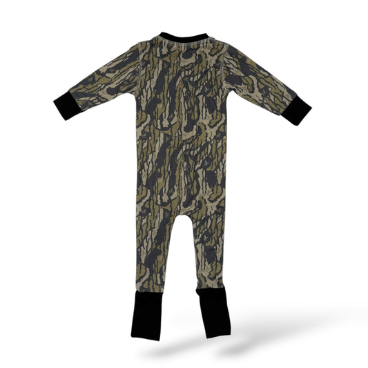 Whitetail Co. Old Tree Bark Footy Pajamas