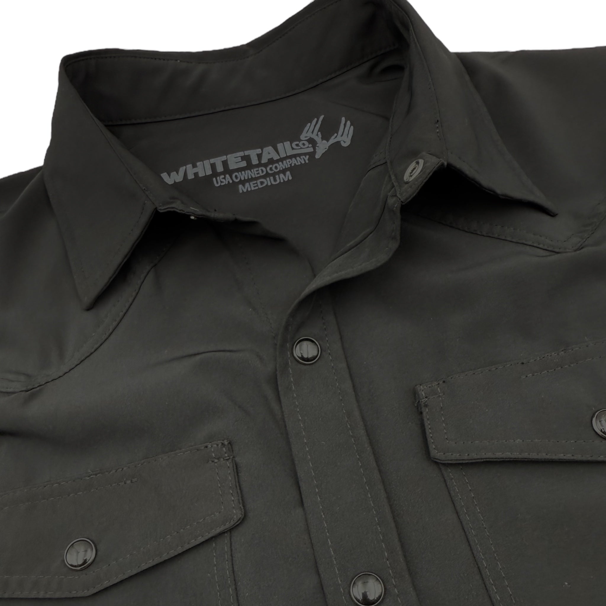 Whitetail Co. Midnight Cowboy Pearl Snap