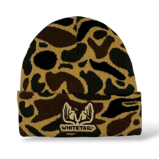 Whitetail Co. Old Duck Camo Knit Hat