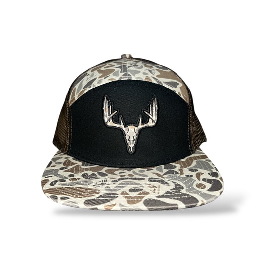 Whitetail Co. Old Camo Skull 7 Panel