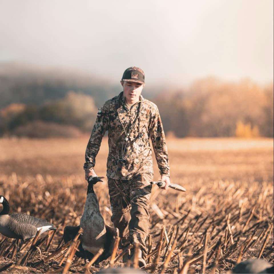 Whitetail Co. Old Dark Camo Shed Antler 7 Panel