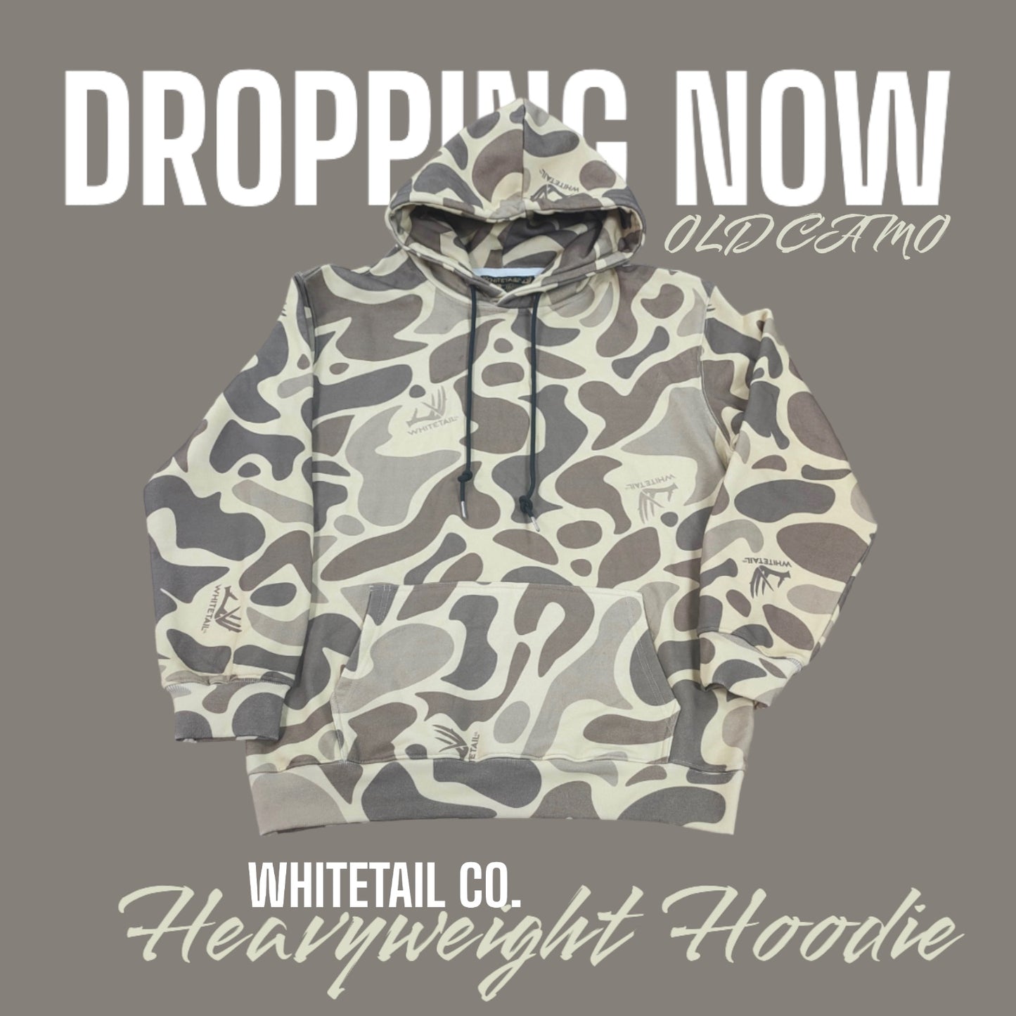 Whitetail Co. Old Camo Heavyweight Hoodie