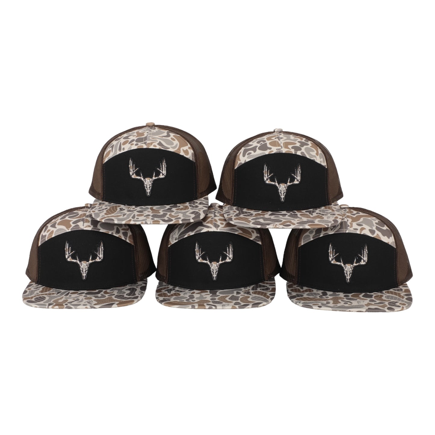 Whitetail Co. Old Camo Skull 7 Panel