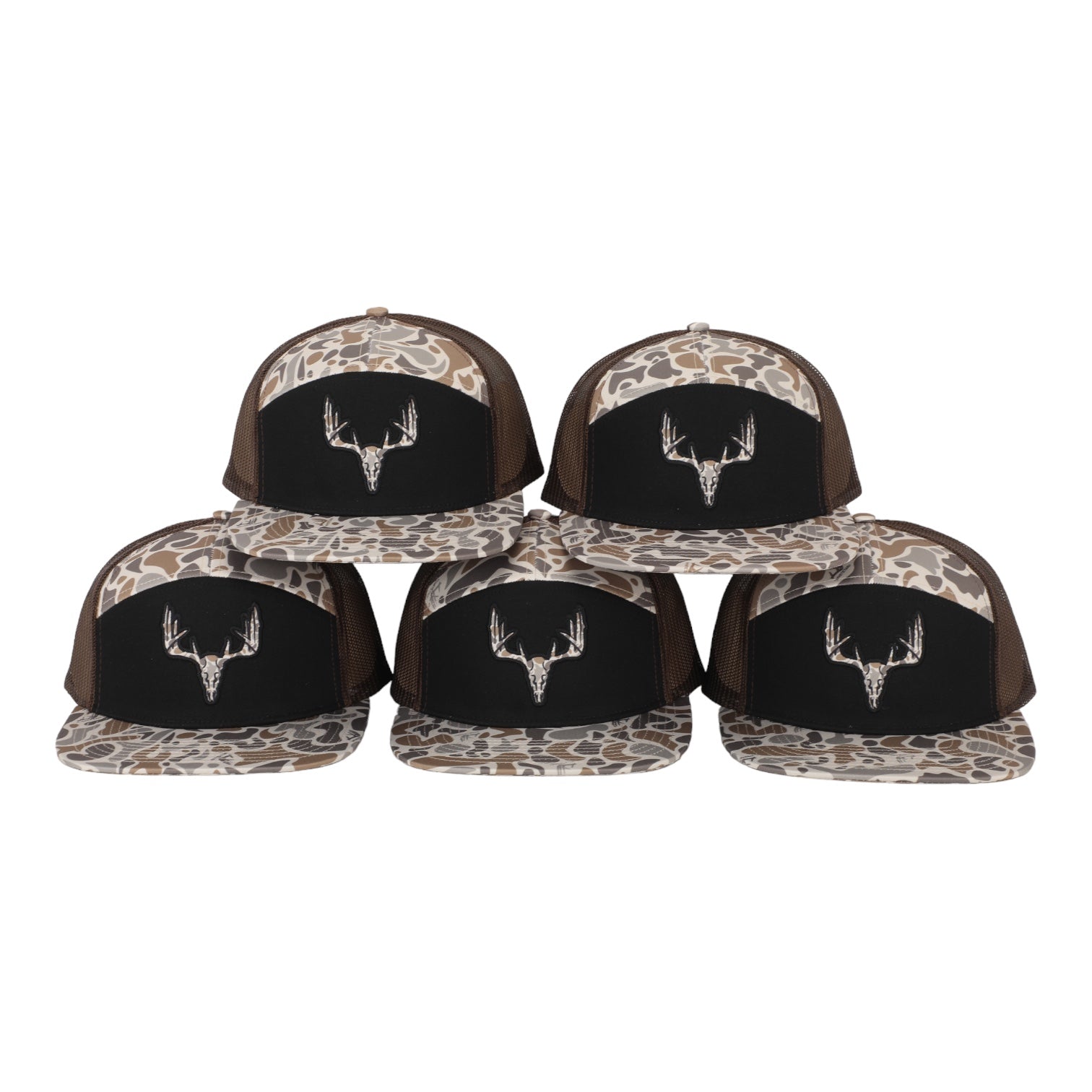 Whitetail Co. | Old Camo Skull | 7 Panel