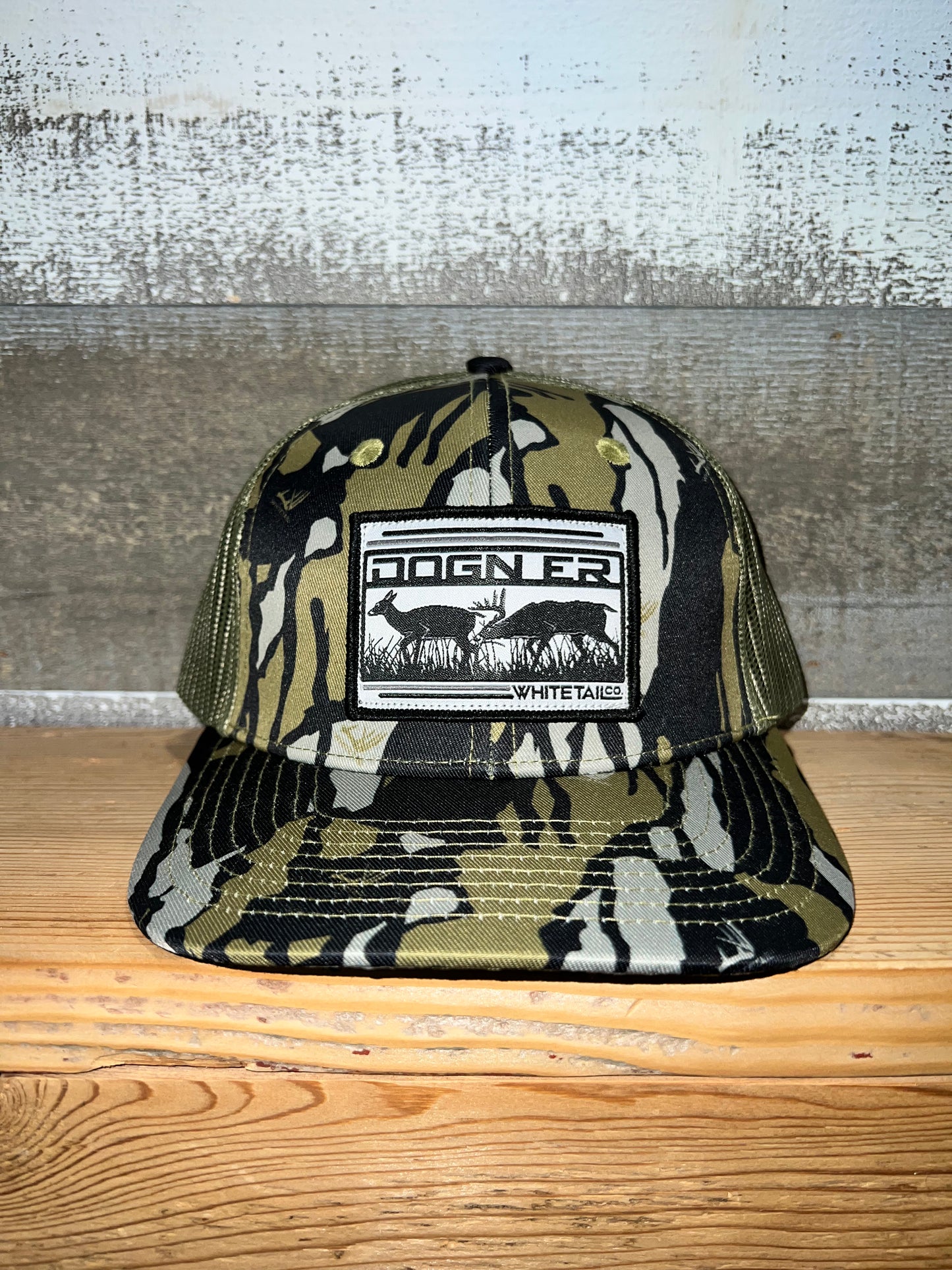 NEW Whitetail Co. DOGNER Old Tree Bark Trucker