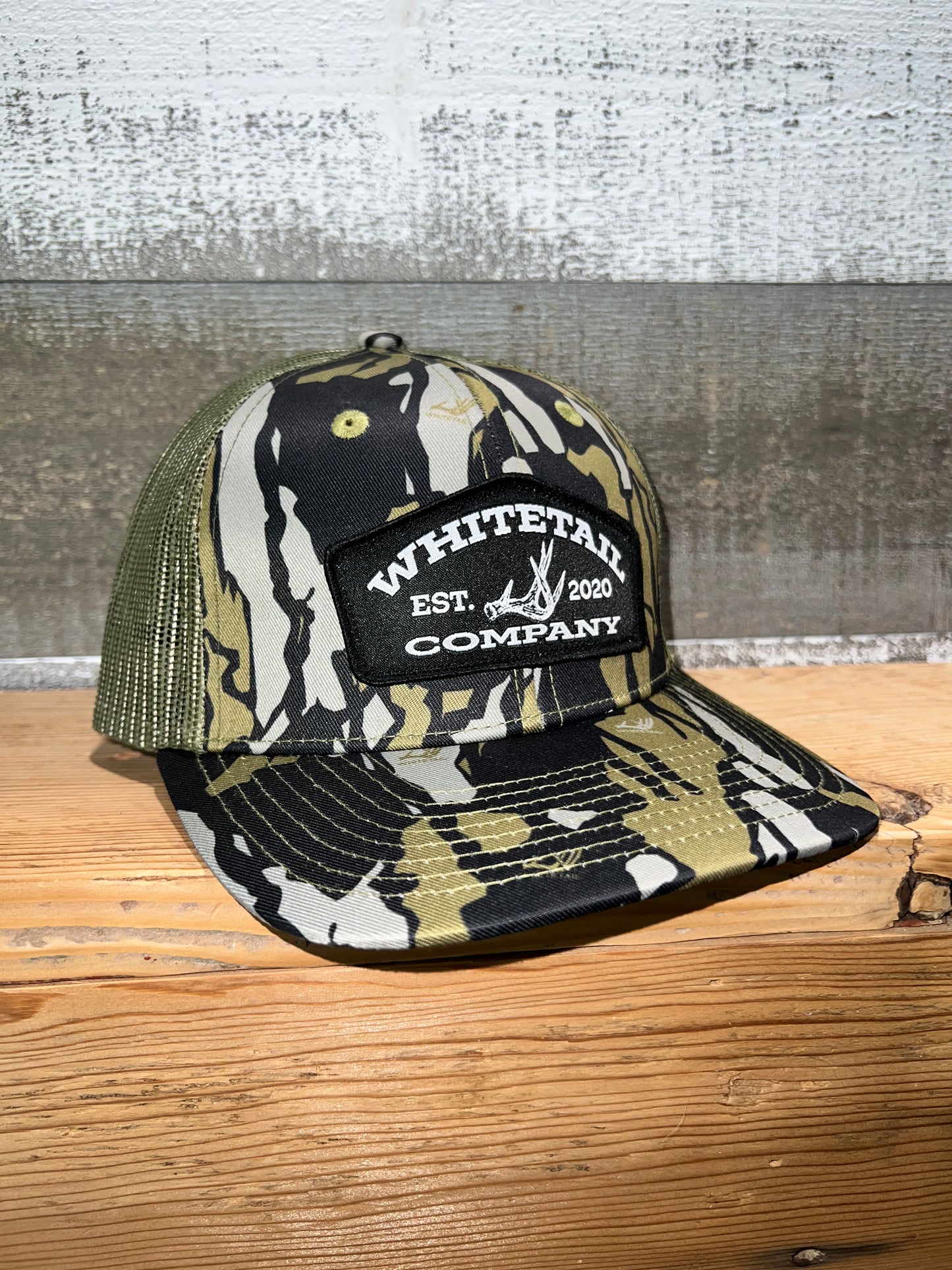 NEW Whitetail Co. Shed Hunter Old Tree Bark Trucker