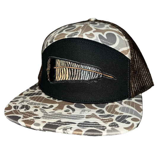 NEW Whitetail Co. Fallen Feather 🪶 7 Panel Old Camo