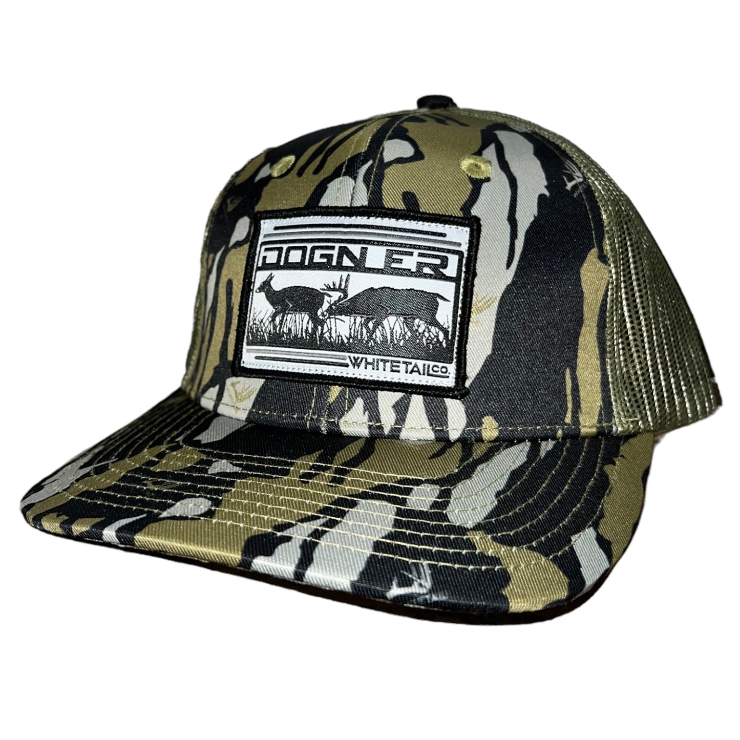 NEW Whitetail Co. DOGNER Old Tree Bark Trucker