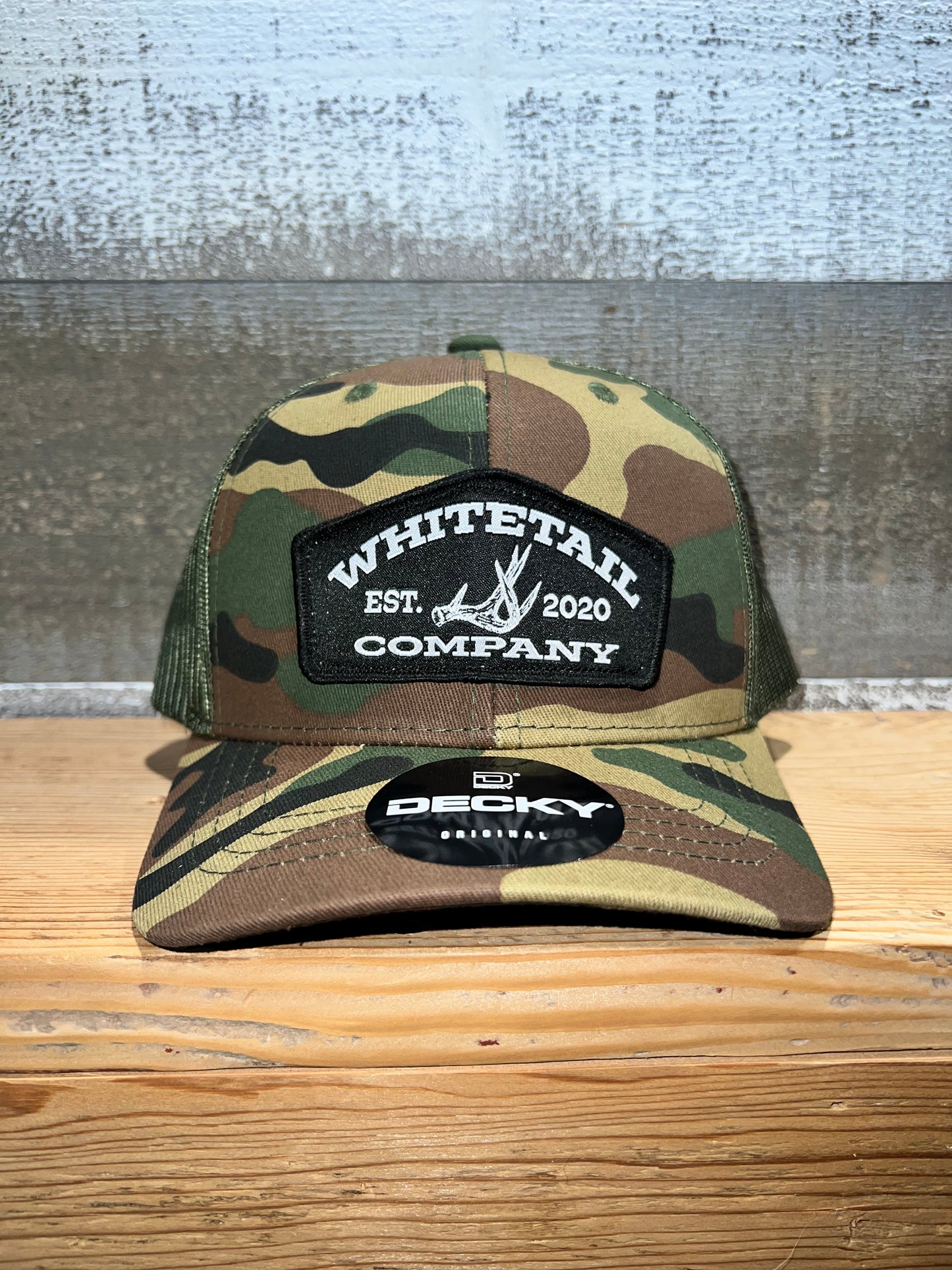 Whitetail Co. Youth Camo Shed Hunter Black Patch