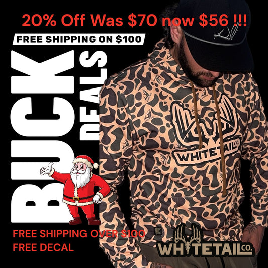 Whitetail Co. OLD Camo Logo Hoodie
