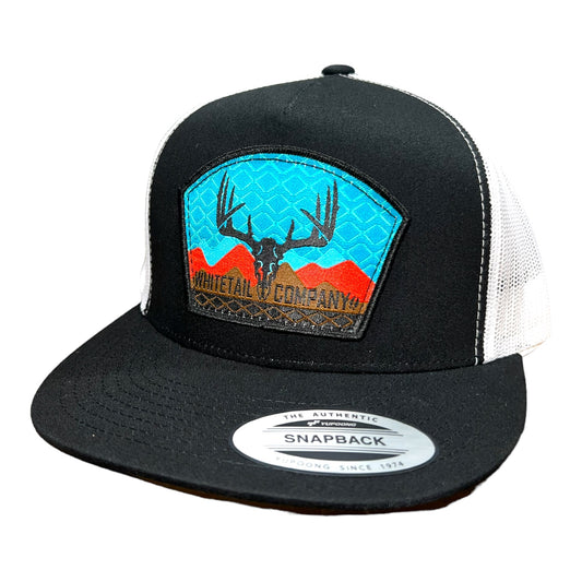 Whitetail Co. Western Cowboy Yupoong 6006 Black/White