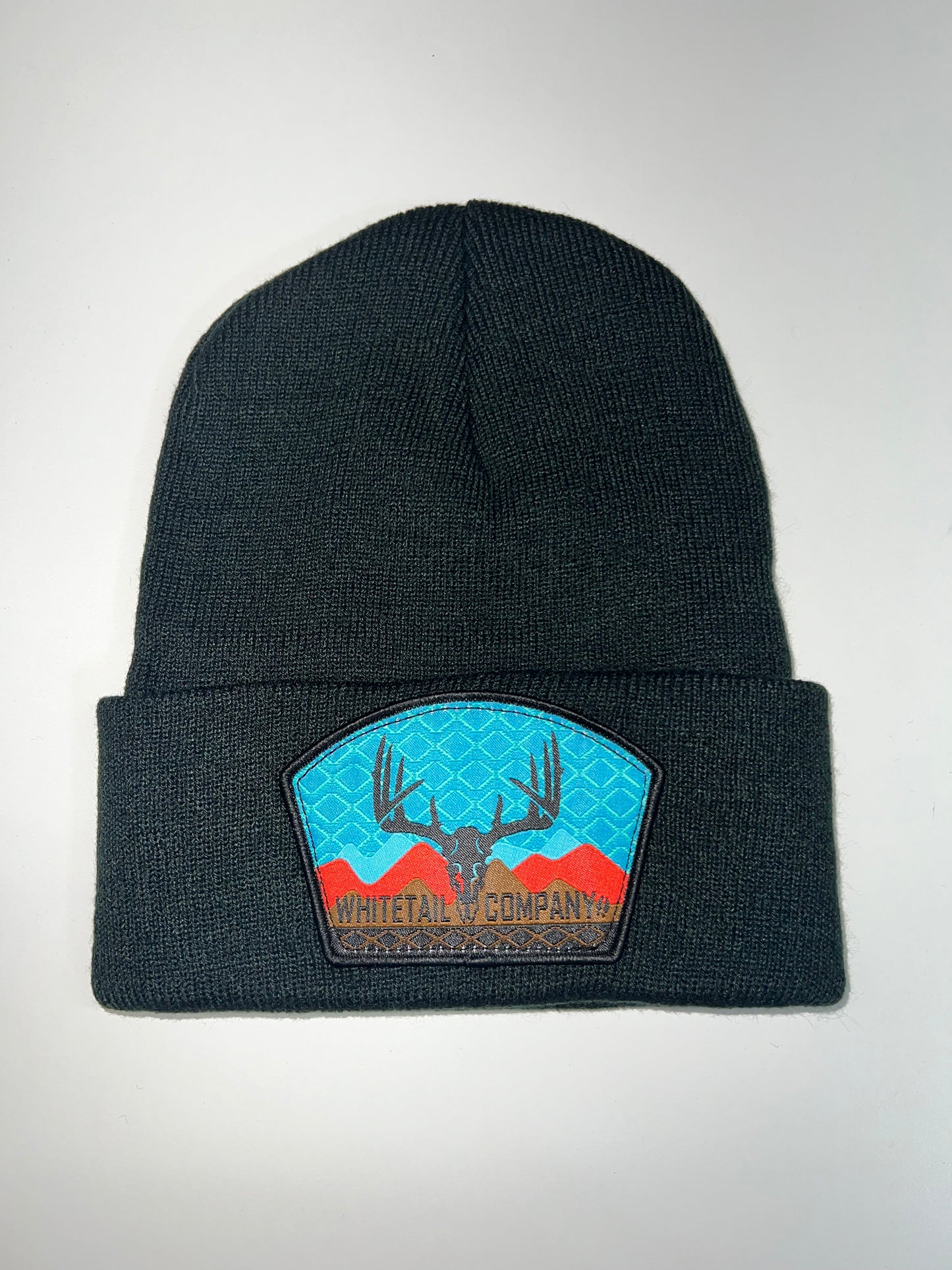 Whitetail Co. Western Buck Black Knit Hat