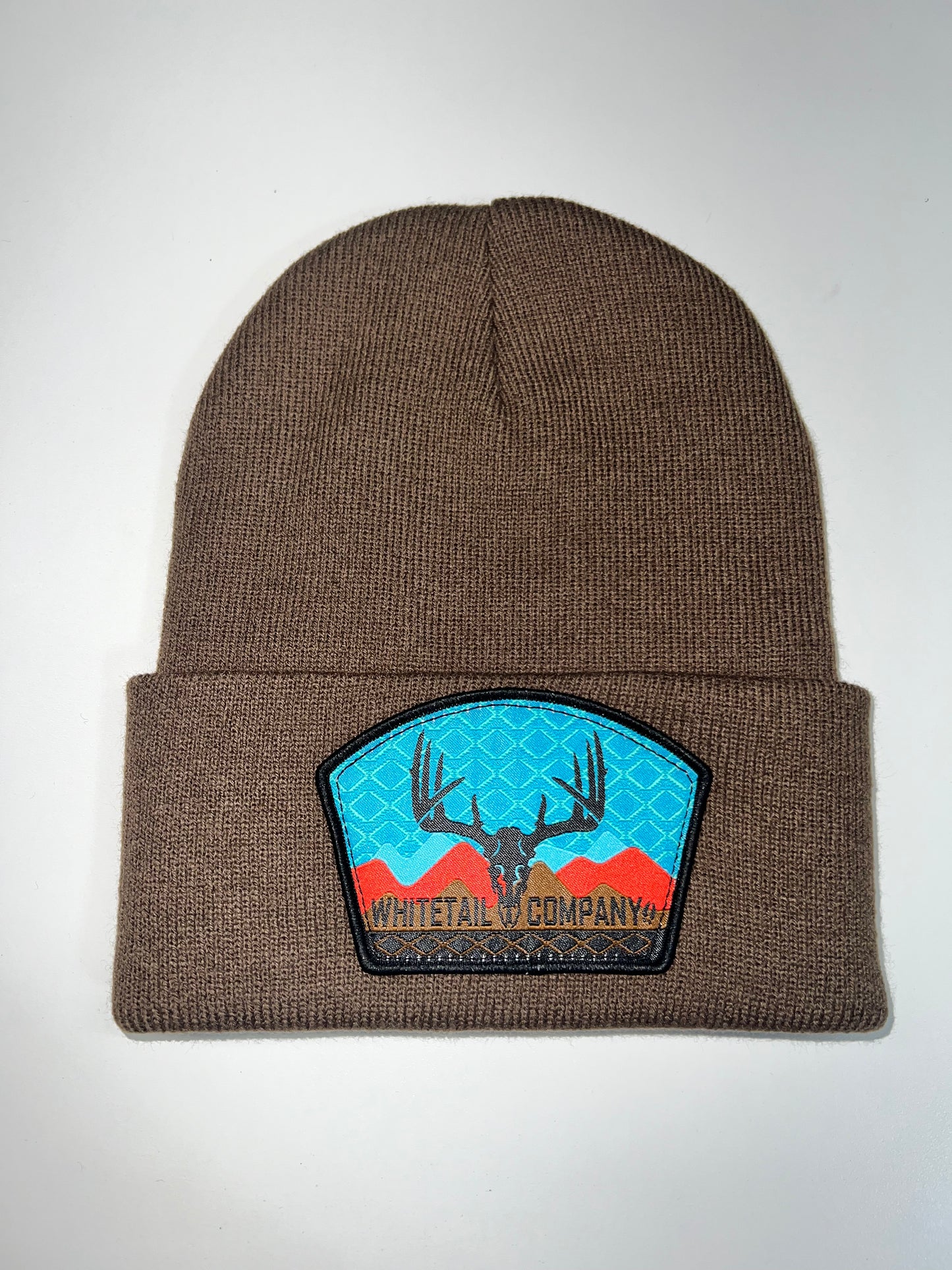 Whitetail Co. Western Buck Brown Knit Hat