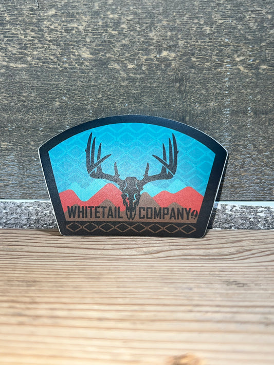 3” Whitetail Co. Western Cowboy Decal