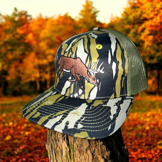 Whitetail Co. Ruttin Buck Tree Bark Trucker