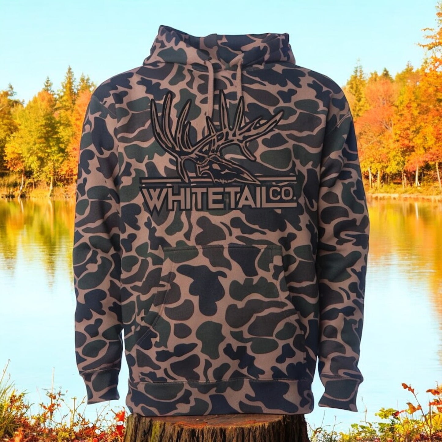 Whitetail Co. Heavy Duck OLD SCHOOL CAMO Hoodie