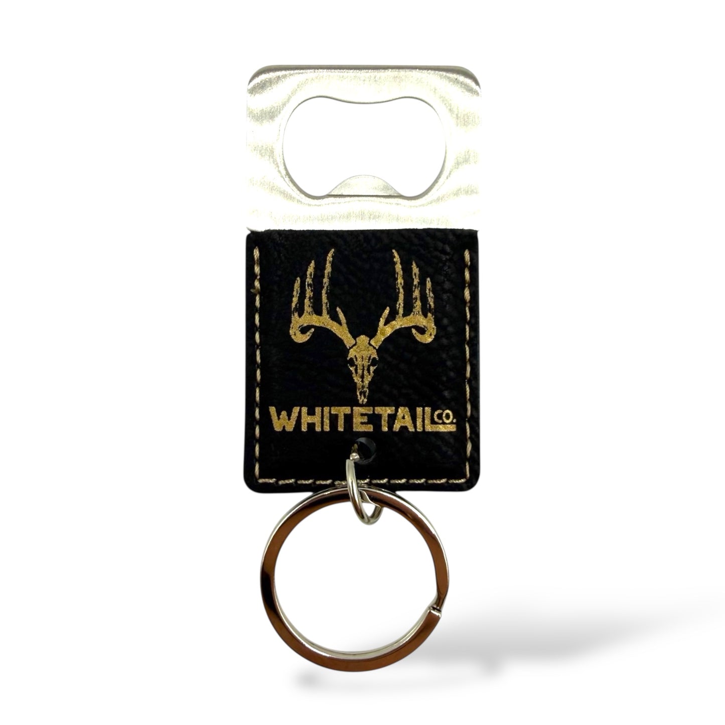 Whitetail Co. Bottle Key Chain Black