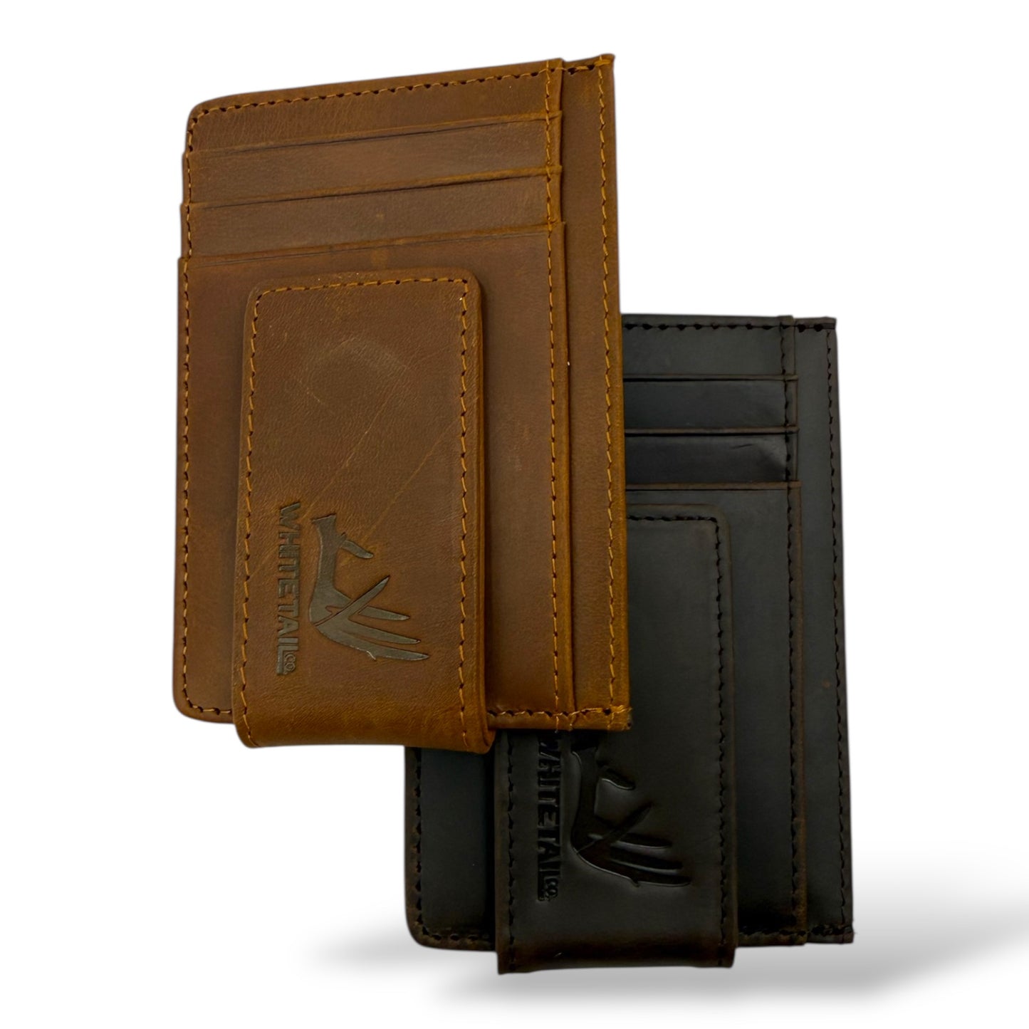 Whitetail Co. Leather Clip Wallet