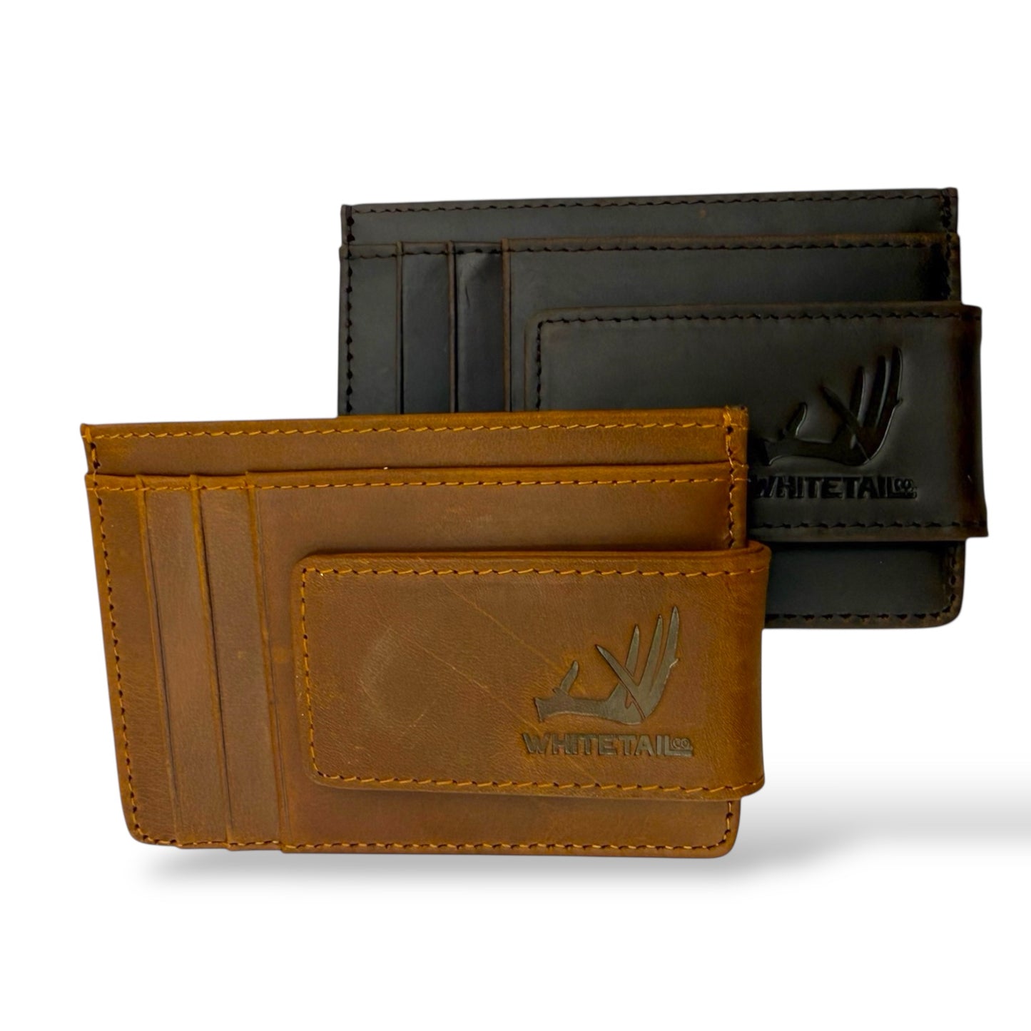 Whitetail Co. Leather Clip Wallet