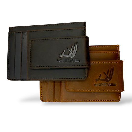 Whitetail Co. Leather Clip Wallet