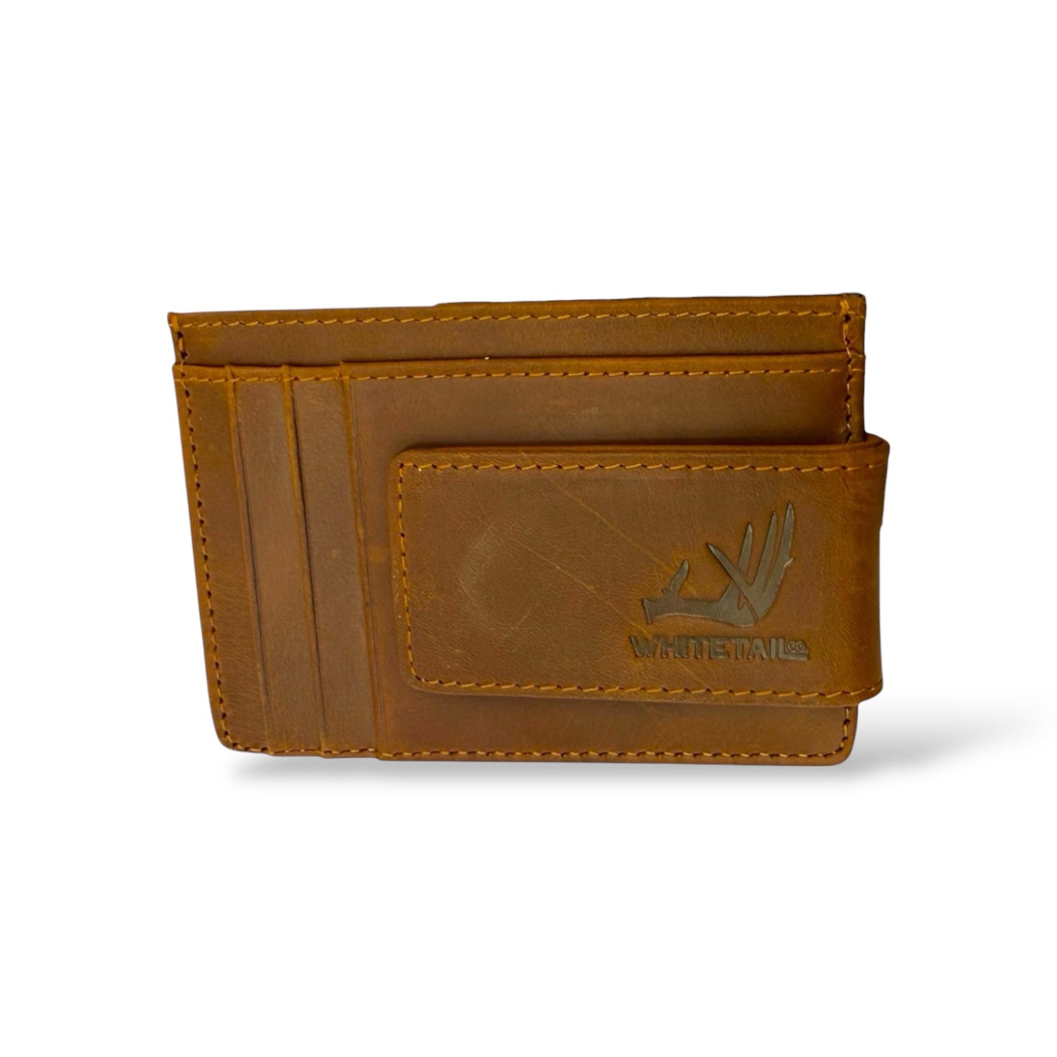 Whitetail Co. Leather Clip Wallet
