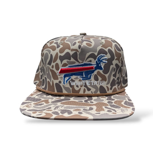 Whitetail Co. Buff Buck Old Camo Trucker