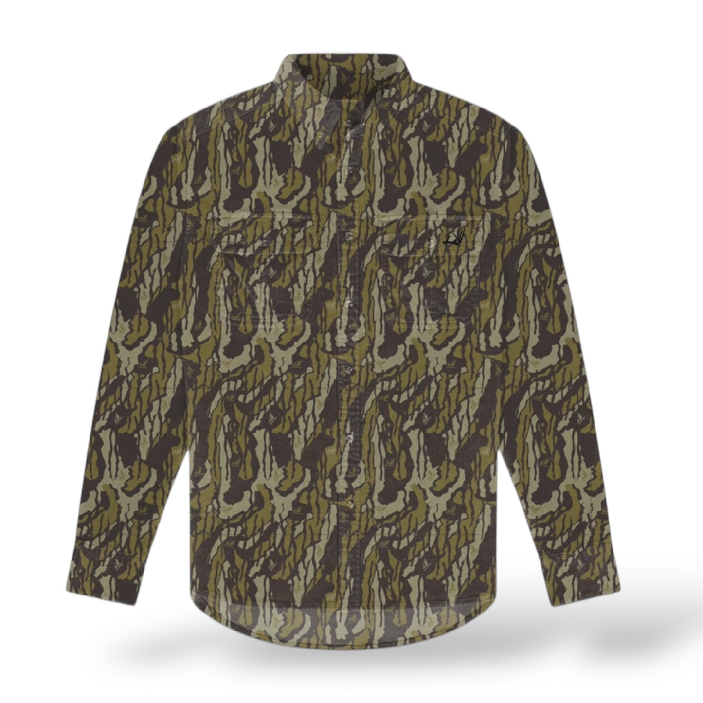 Coming Fall 26 Whitetail Co. Old Tree Bark Worn  Corduroy Button Up