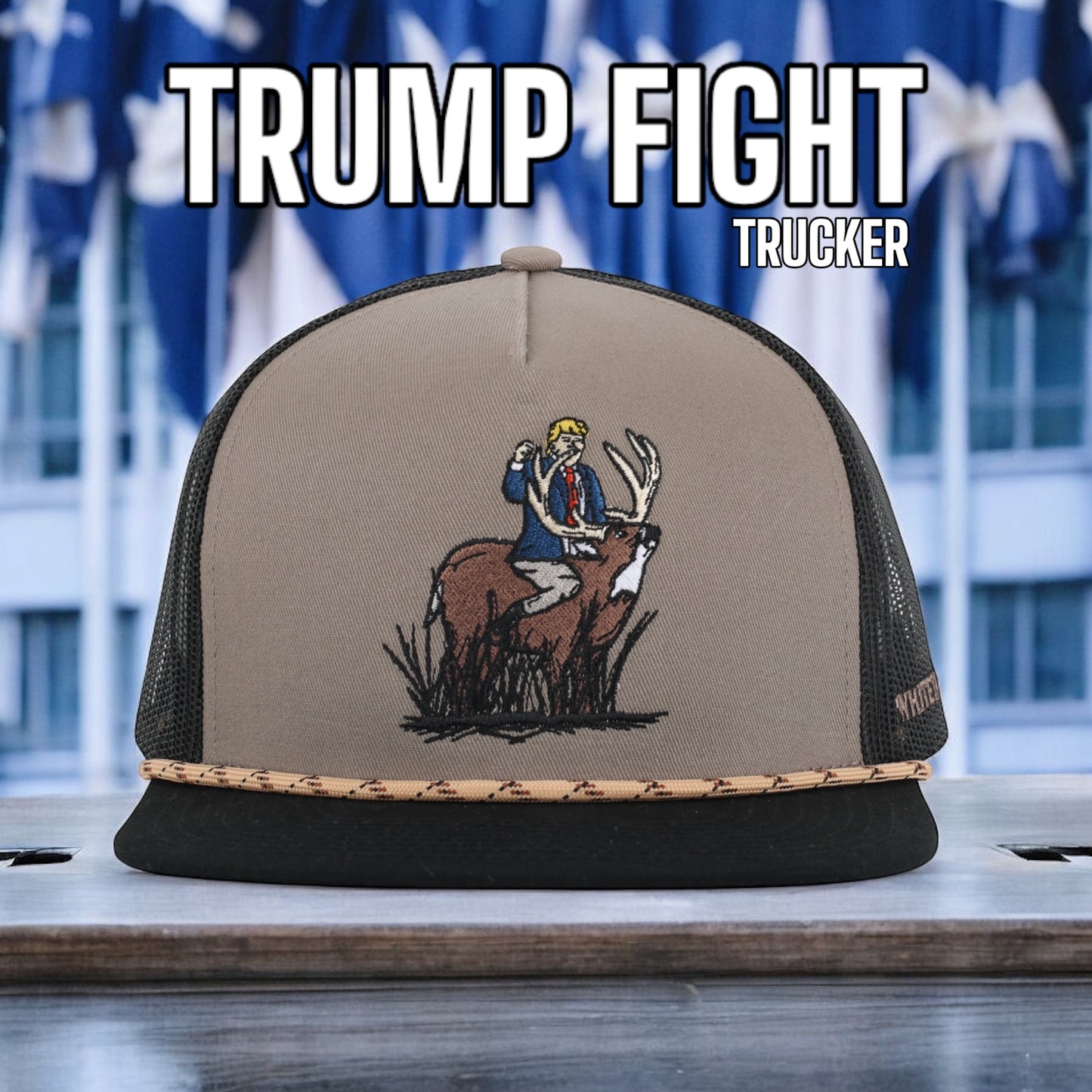 Whitetail Co. Donald TRUMP Fight Trucker 2024