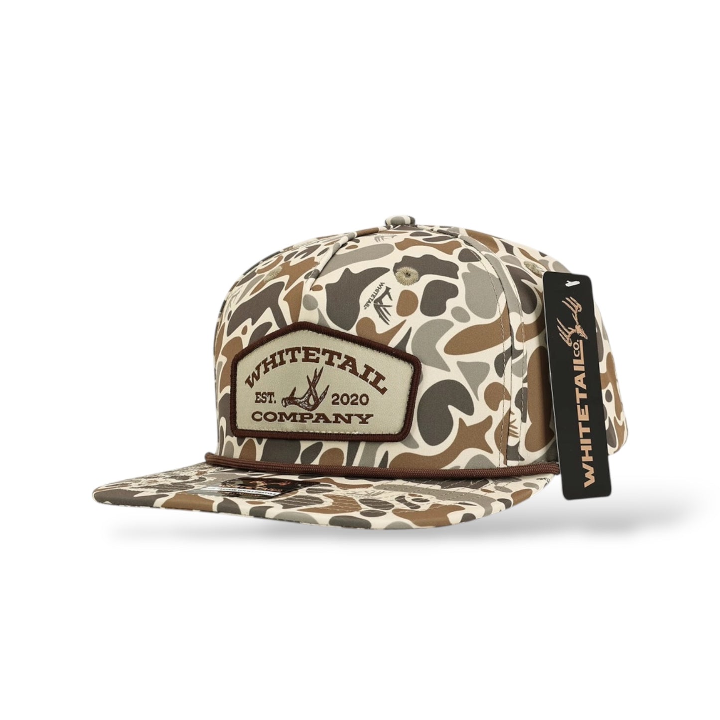 Whitetail Co. Old Camo Ropy Trucker Shed Patch