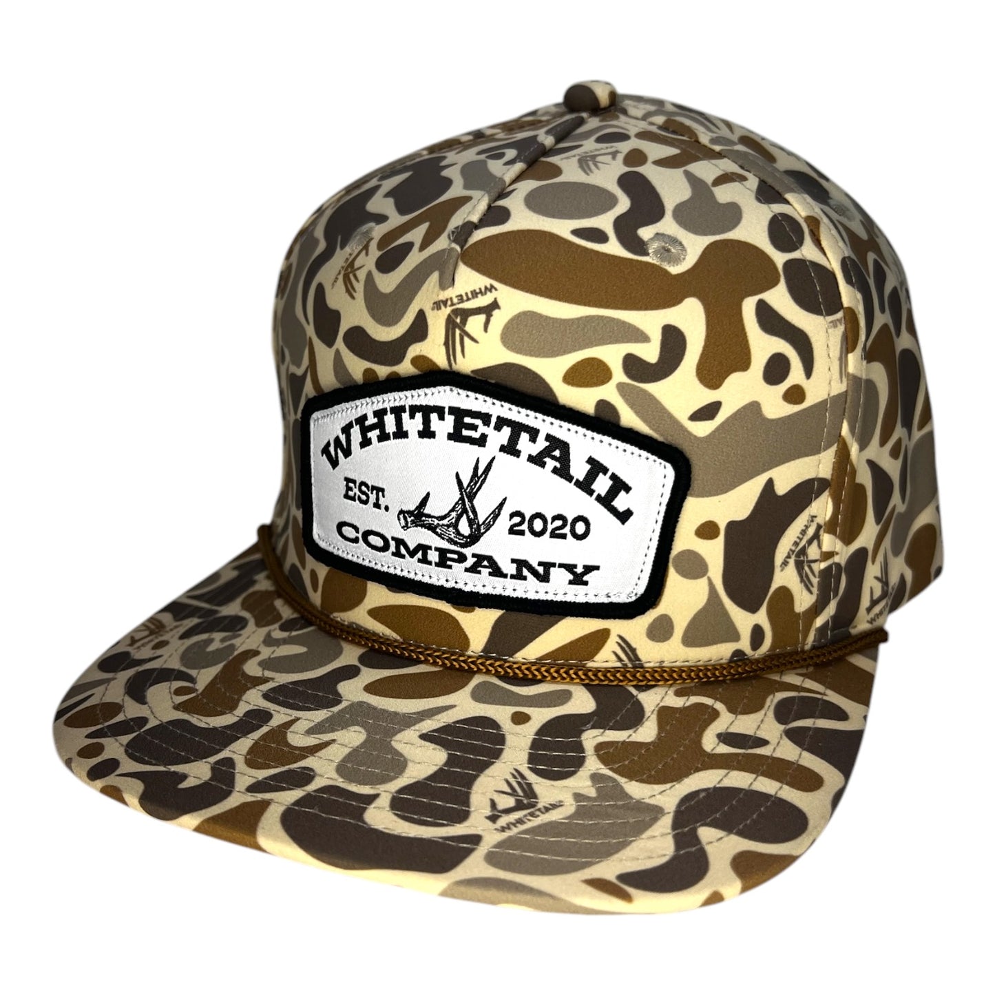 Whitetail Co. Old Camo Ropy Trucker Structured Shed Patch