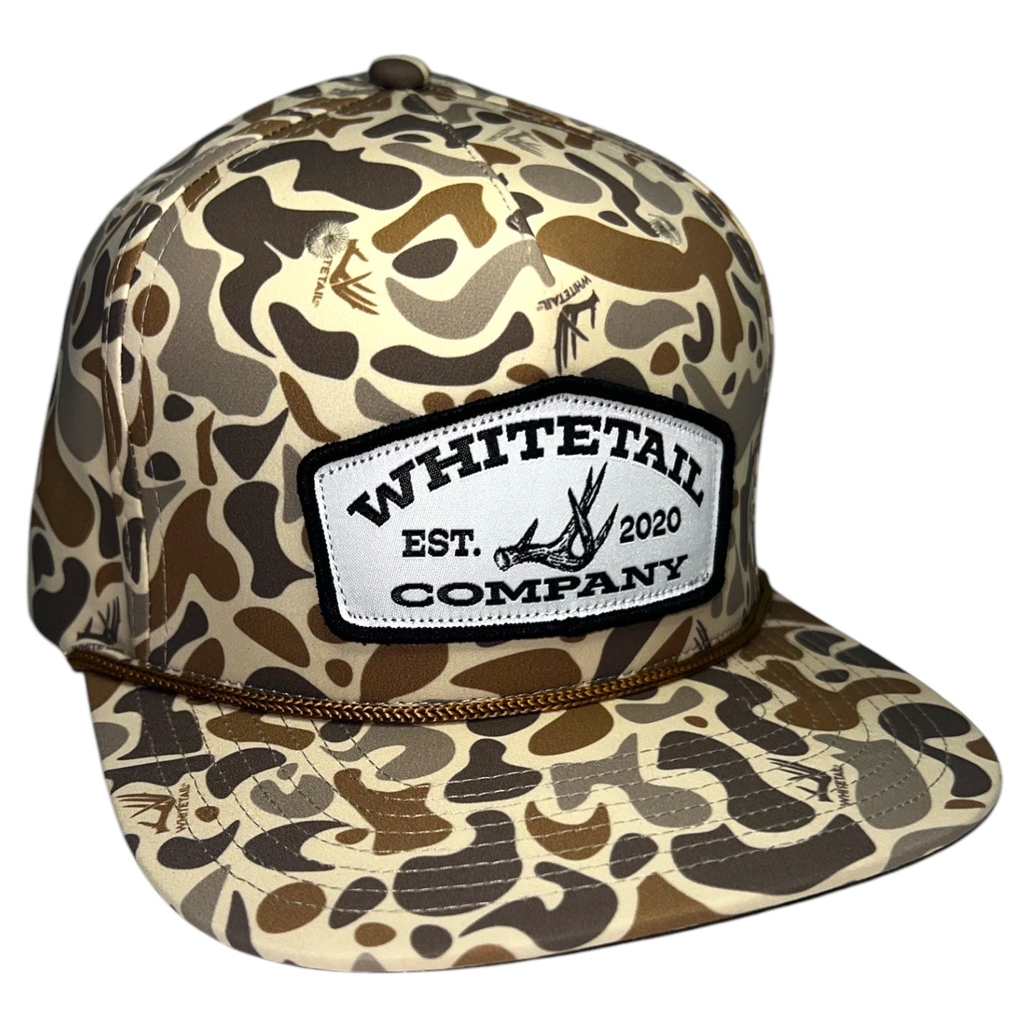 Whitetail Co. Old Camo Ropy Trucker Structured Shed Patch