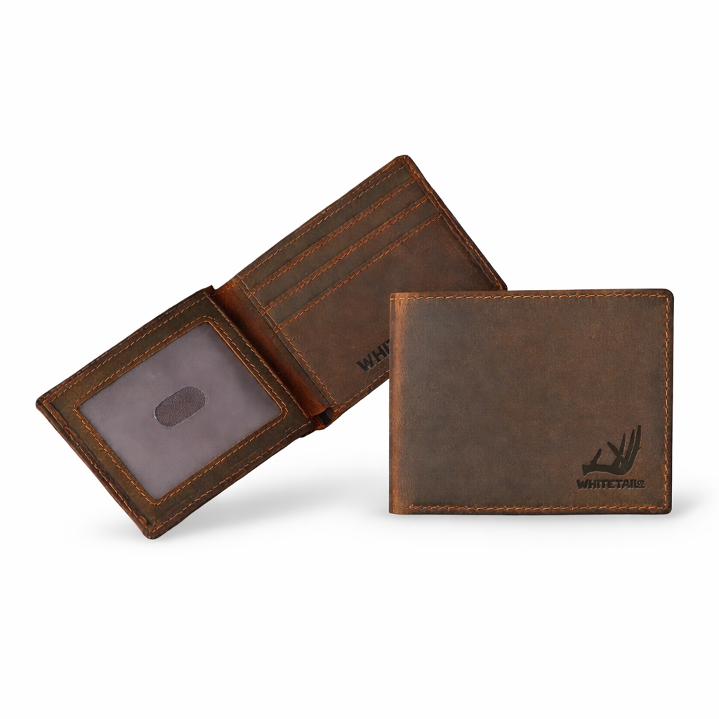 Whitetail Co. Heritage Leather Bi Fold Wallet