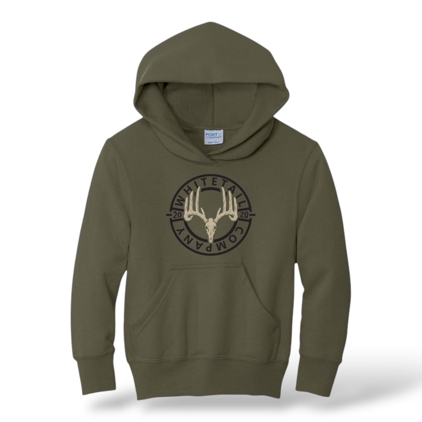 Whitetail Co. Youth Fleece Hoodie Olive Drab